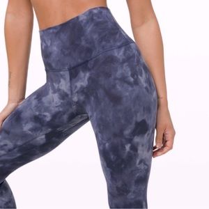 LULULEMON ALIGN HR PANT 21” Diamond Dye Grey, size 8